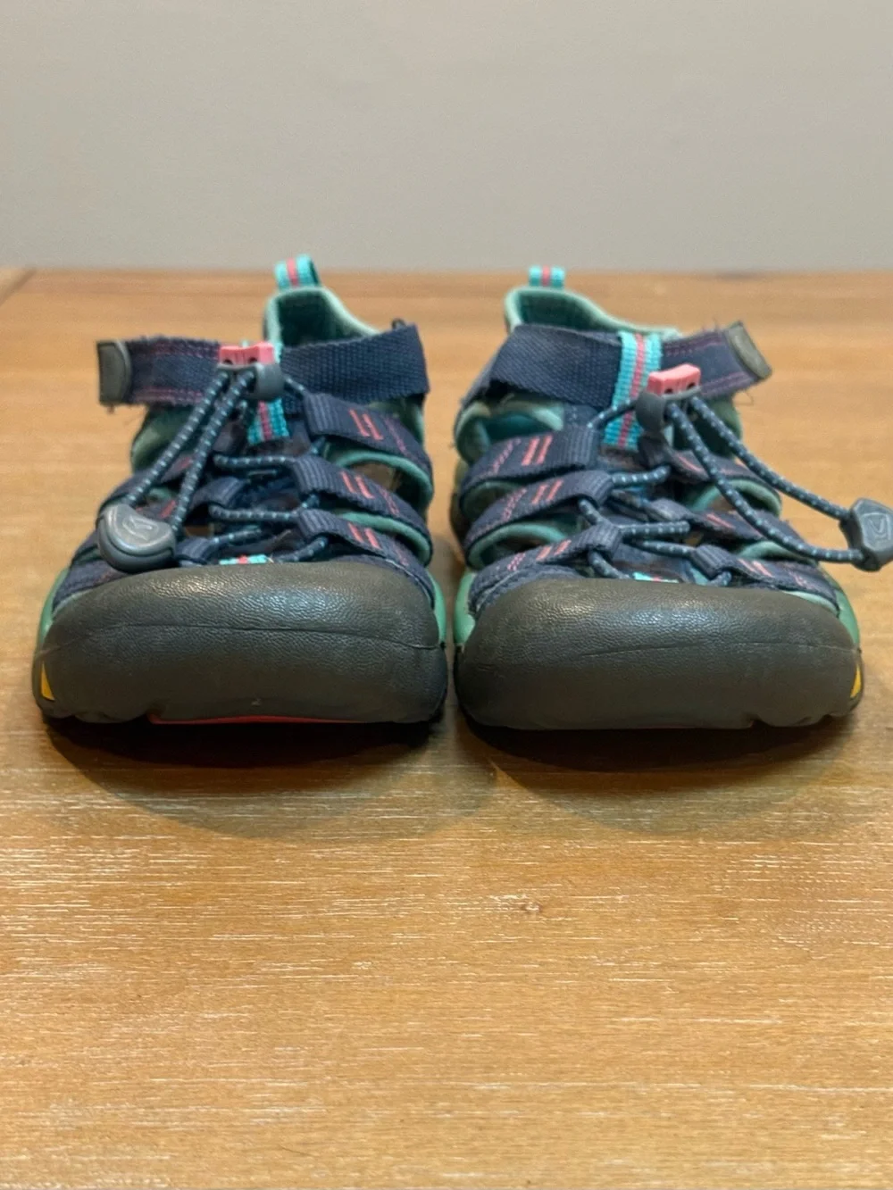 Keen Kids Newport H2 Sandals Midnight Navy/Baltic Teal Waterproof Hiking Sz 2